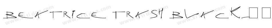 Beatrice Trash Black字体转换